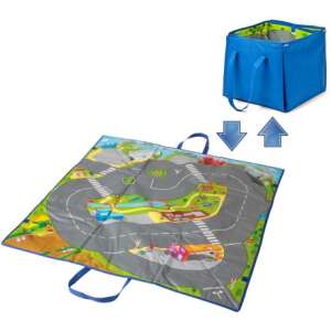 Play mat with road design for toy cars, foldable and washable, 100 x 100 cm - Miniland