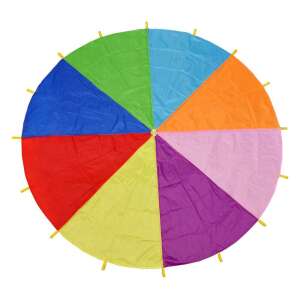 Rainbow parachute for cooperative games, suitable for outdoor activities - Outdoor Toy