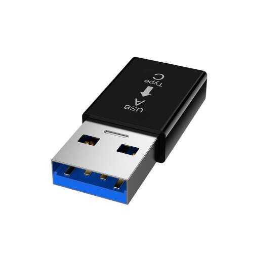 OTG átalakitó adapter, (USB USB-C->USB 3.0), fekete