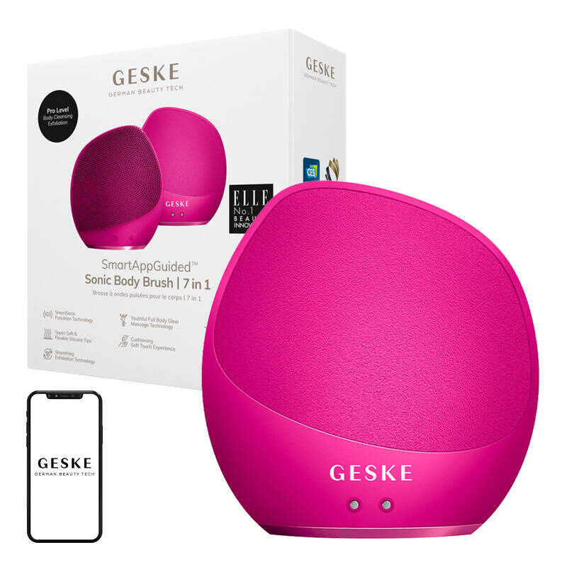 Geske Brush&Intensive Sonic 7 az 1-ben testkefe (magenta)