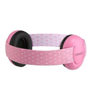 Fejhallgató füldugók csecsemőknek és gyermekeknek 3 - 36 hónapos korig Invincio Baby Pink, rugalmas szalagvédő fontanelle, állítható, hallásvédő, rózsaszín 95528512 Hallásvédő