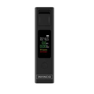 Invincio Pro Breathalyzer, professional, contactless, no calibration needed, memory for 60 measurements, accuracy +/- 0.01% BAC, color LCD display, battery life 300 tests, risk indicator - Breathalyzer