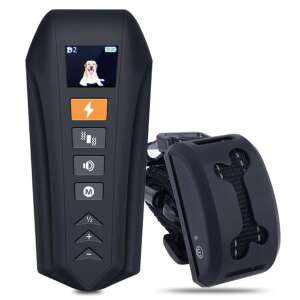 INVINCIO® Trainer Plus elektromos nyakörv kutyakiképzéshez távirányítóval, USB-n keresztül újratölthető, 3 használati mód, 7 intenzitási szint, minden fajtához alkalmas, kis, közepes vagy nagy - Állattartás