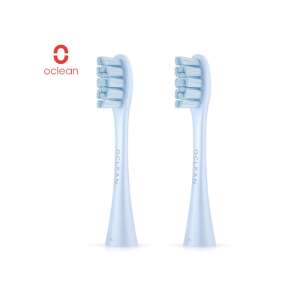 Oclean wymienne końcówki do szczoteczki elektrycznej, 2 sztuki, jasnoniebieski - Uroda i zdrowie