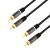 Logilink Audio cable, 2x RCA/M - 2x RCA/M, metal, 0.5 m 95529685