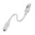 Adapter, átalakító, OTG, audio, jack, 3,5mm -&gt; Type-C, szürke, Hoco LS37 95663717