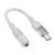 Adapter, átalakító, OTG, audio, jack, 3,5mm -&gt; Type-C, szürke, Hoco LS37 95663717