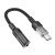 Hoco LS37 USB-C - 3.5mm Jack Audio Adapter - 15cm 95663910
