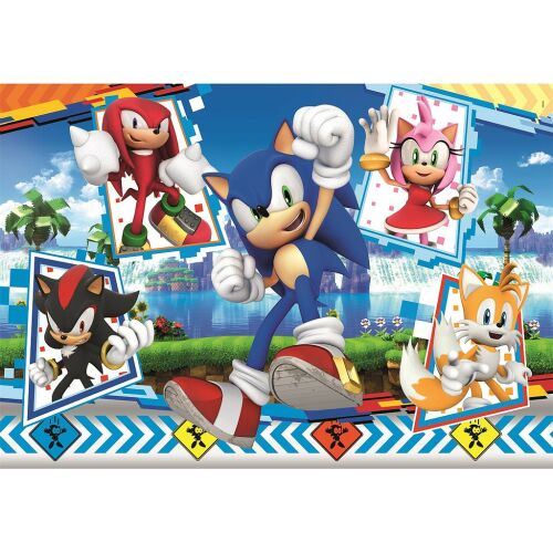 Clementoni Sonic the Hedgehog Maxi Kirakó, 24 darabos összerakva - Clementoni