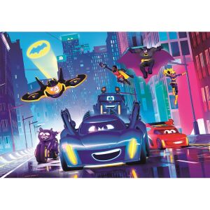 Batwheels 24-teiliges Maxi Puzzle mit Bam, Bibi, Redbird, Batwing und Batman - Clementoni