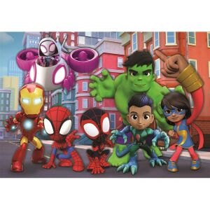 Fertiggestelltes Clementoni Marvel Spidey und seine Super-Freunde Maxi Puzzle - Clementoni Puzzle