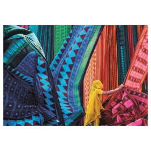 Clementoni 1500 darabos kirakó, Színes szövetek, High Quality Collection - Clementoni Puzzle