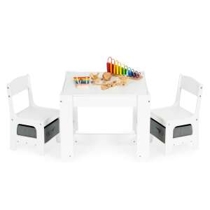 Set de masă și scaune din lemn pentru copii 95669587 Mobilier si echipamente pentru copii
