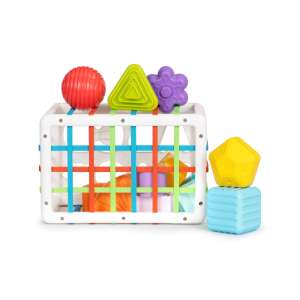 Cubuleț de sortare a formelor pentru copii 14 blocuri +18m 95670179 Jocuri si jucării educative