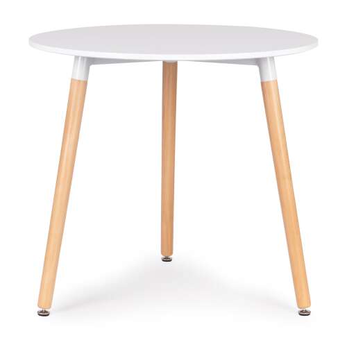 Moderný drevený stôl do obývačky-kuchyne, 80 cm