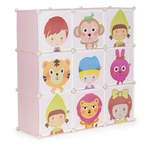 Detská modulárna úložná skriňa s 9 policami 95671203 Skladovanie hračiek