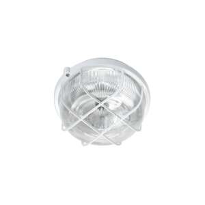 Gao hajólámpa kerek E27 100W fehér műanyag rács IP44 6927H 95673190 - Hajólámpa