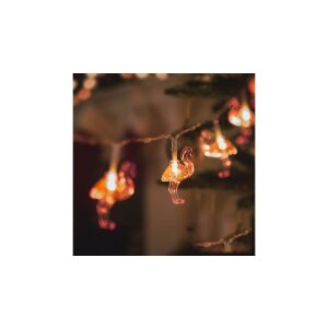 Family Decor LED Flamingó Fényfüzér - Melegfehér - Fényfüzér