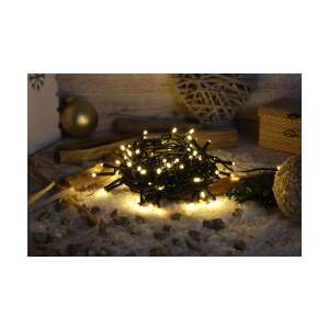 Tracon 25m meleg fehér LED karácsonyi fényfüzér 5m kábellel, kültéri/beltéri használatra - Fényfüzér