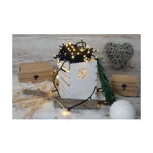 Tracon karácsonyi sziporkázó fényfüzér 2+10m meleg fehér kültéri/beltéri CHRSTOSC100WW - Fényfüzér