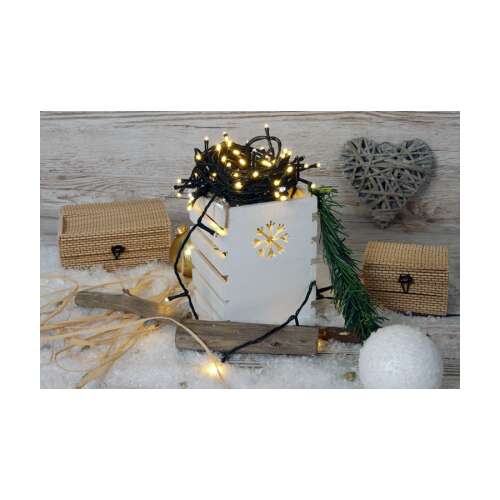 Tracon Karácsonyi LED Fényfüzér - Meleg Fehér - 20m