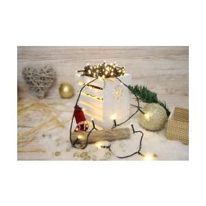 Tracon karácsonyi sziporkázó fényfüzér 2+10m meleg fehér kültéri/beltéri CHRSTOSW100WW - Fényfüzér