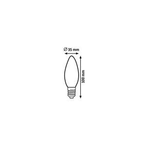 Rábalux LED izzó LED filament E14 4,2W 380lmw 2700K meleg fehér 1655 95674021 