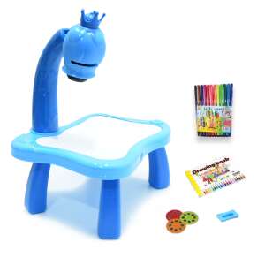  Kivetítős rajzasztal gyerekeknek – kék 35851750 Rajztáblák, írótáblák - Projektor