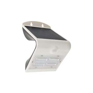 Tracon LSLBW3W napelemes LED fali lámpa mozgásérzékelővel, fehér - Tracon