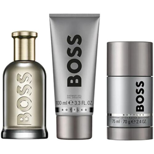 Zestaw upominkowy Hugo Boss Bottled Eau de Parfum - 100ml perfum, 100ml żel pod prysznic, 75g dezodorant