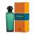 Hermès Concentre d'Orange Verte 50 ml Eau de Toilette, zöld üveg fekete kupakkal, narancssárga dobozban