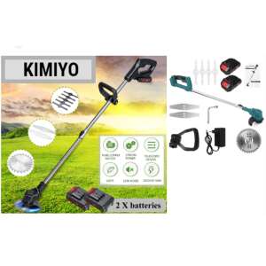 Kimiyo Lithium Mower, Akkumlátoros fűnyíró, 2 db akkumulátorral