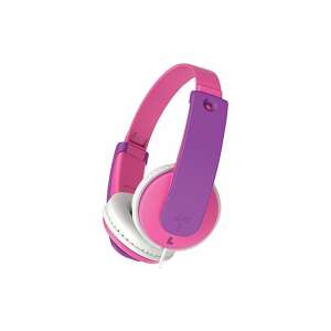 JVC HA-KD7-P rózsaszín és lila vezetékes fejhallgató gyerekeknek - JVC