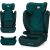Kinderkraft I-SPARK i-Size car seat, green, for children 15-36 kg, booster seat, safety features, adjustable headrest