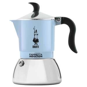 Bialetti Fiammetta Induction 2 adagos Kotyogós кафемашина - Синьо, синьо, съвместима с индукционен котлон, кафемашина - Bialetti