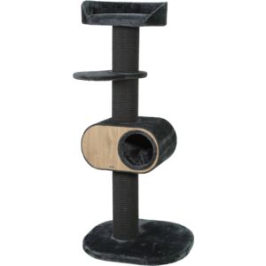 Zolux Wonderful Cat 3 stâlp de zgâriat gri pentru pisici cu cușcă și platformă - Mobilier pentru pisici