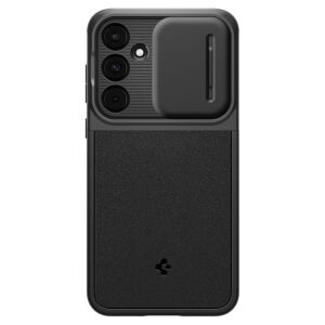 Puzdro Spigen Armor Tok Samsung Galaxy A55, čierne, ochrana fotoaparátu - Spigen