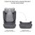 Kinderkraft I-SPARK i-Size car seat turns into booster seat