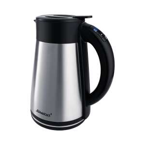 Steba WK 31 1.5L stainless steel electric kettle with black handle and lid - Steba