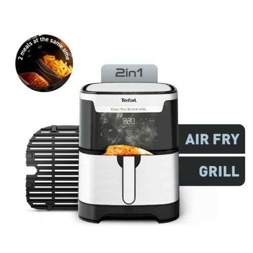 Tefal EY801D 1.5L Air Fryer - Black/Inox 144905096