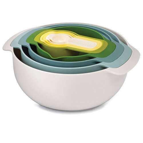 Joseph Joseph Nest 9 Mixing Bowls and Measuring Spoons Set - Opal 95694426