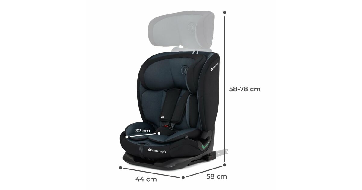 KinderKraft Oneto3 i-Size car seat 9-36 kg Black