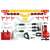 Klein Bosch toy workbench tools set, includes hammer, saw, screwdriver, pliers, wrench, and more