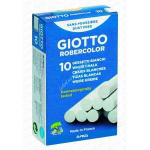 Giotto Robercolor Enrobée fehér táblakréta, 10 db-os, pormentes, bőrgyógyászatilag tesztelt - Rajzeszköz