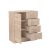Miami komoda 1 drzwi 4 szuflady 80x92 cm dąb sonoma dąb sonoma 95699174