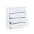 Kredens Miami z 4 szufladami 80x92 cm biało-biały 95699202