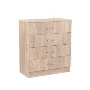 Miami komód 4 fiókos 80x92 cm sonoma tölgy-sonoma tölgy 95699210 - Schlafzimmermöbel