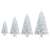 Timeless Tools white artificial Christmas trees in different sizes