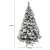 Timeless Tools 210 cm snow-covered artificial Christmas tree with dimensions