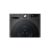 Front view of LG F4DR711S2BA black washer dryer combo
